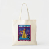 De politsexpressie | Reiskunst Noordpool Tote Bag (Voorkant)