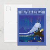 De politsexpressie | Reizigersreis voor de noordel Feestdagenkaart (Voorkant / Achterkant)