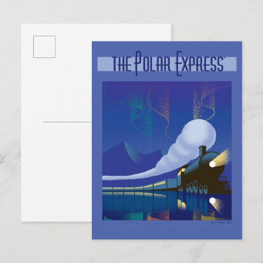 De politsexpressie | Reizigersreis voor de noordel Feestdagenkaart (Voorkant / Achterkant)