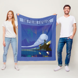 De politsexpressie   Reizigersreis voor de noordel Fleece Deken