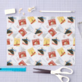 De politsexpressie | Retro Sticker Patroon Tissuepapier (Craft)