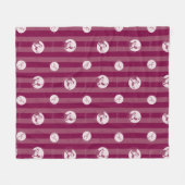 De politsexpressie | Sluiting van de kerstman Fleece Deken (Voorkant (Horizontaal))