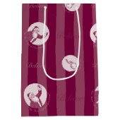 De politsexpressie | Sluiting van de kerstman Medium Cadeauzakje (Achterkant)