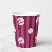 De politsexpressie | Sluiting van de kerstman Papieren Bekers (Achterkant)