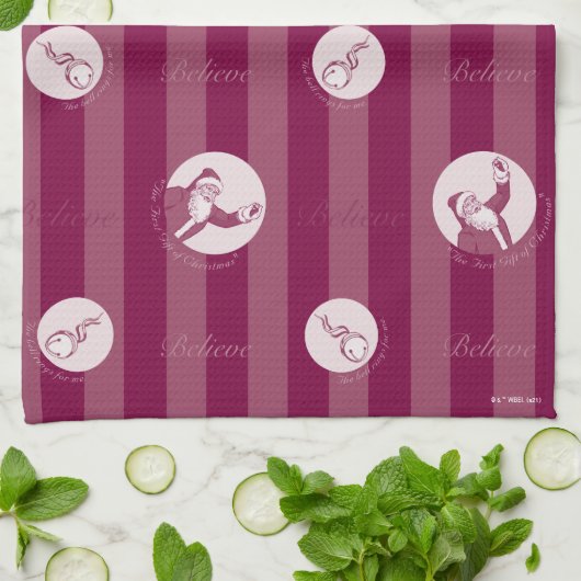 De politsexpressie | Sluiting van de kerstman Theedoek (Gevouwen)