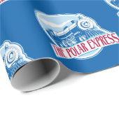 De politsexpressie | Train-badge Cadeaupapier (Rol Hoek)
