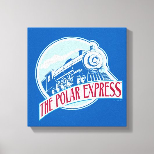 De politsexpressie | Train-badge Canvas Afdruk (Voorkant)