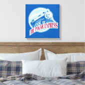 De politsexpressie | Train-badge Canvas Afdruk (Insitu (Slaapkamer))