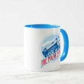 De politsexpressie | Train-badge Mok (Voorkant rechts)