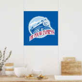 De politsexpressie | Train-badge Poster (Keuken)