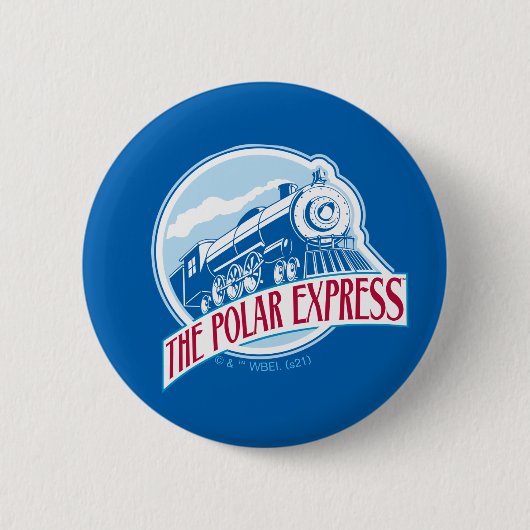 De politsexpressie | Train-badge Ronde Button 5,7 Cm (Voorkant)