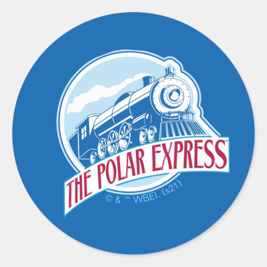 De politsexpressie | Train-badge Ronde Sticker (Voorkant)