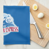 De politsexpressie | Train-badge Theedoek (Quarter Fold)