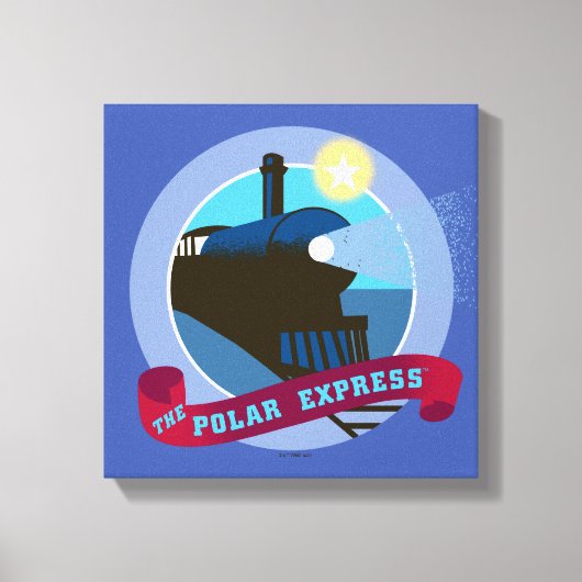 De politsexpressie |  treinkaart canvas afdruk (Voorkant)