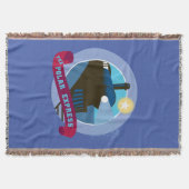 De politsexpressie |  treinkaart deken (Voorkant)