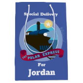 De politsexpressie |  treinkaart medium cadeauzakje (Voorkant)