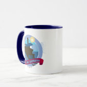 De politsexpressie |  treinkaart mok (Voorkant links)