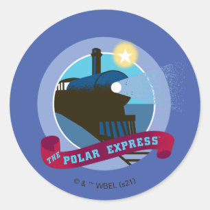De politsexpressie    treinkaart ronde sticker