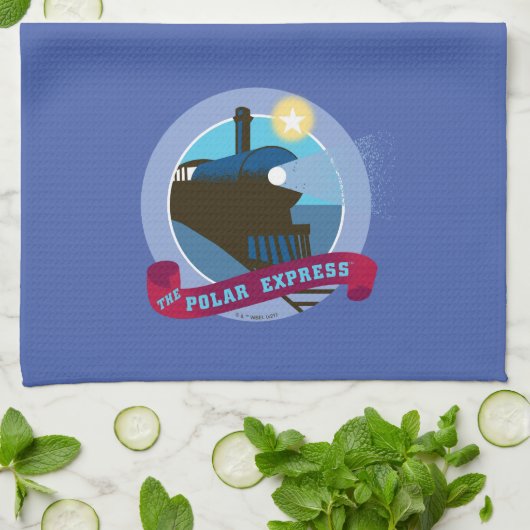 De politsexpressie |  treinkaart theedoek (Gevouwen)