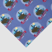 De politsexpressie | treinkaart tissuepapier (Detail)