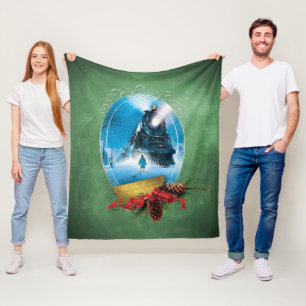 De politsexpressie   Vakantievormende treinaankoms Fleece Deken