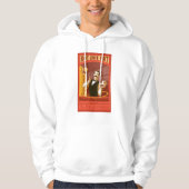 De politsexpressie |  warme chocolade-kunst hoodie (Voorkant)