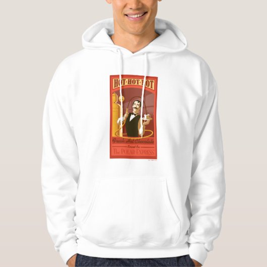 De politsexpressie |  warme chocolade-kunst hoodie (Voorkant)