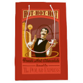 De politsexpressie |  warme chocolade-kunst medium cadeauzakje (Voorkant)