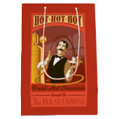 De politsexpressie |  warme chocolade-kunst medium cadeauzakje (Achterkant)