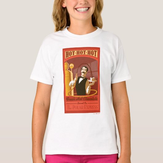 De politsexpressie |  warme chocolade-kunst t-shirt (Voorkant)