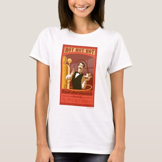 De politsexpressie |  warme chocolade-kunst t-shirt (Voorkant)