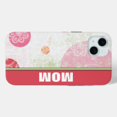 De Polka Dot Phone Case van mama (Achterkant (horizontaal))