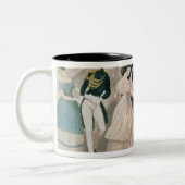 De Polka-Modes, van Godey's Lady Book Tweekleurige Koffiemok (Links)