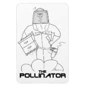 De Pollinator - Flexi-Magnet Magneet (Verticaal)