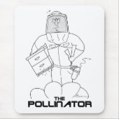 De Pollinator - Mousepad Muismat (Voorkant)