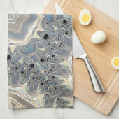 De pols van een fractale droom theedoek (Quarter Fold)