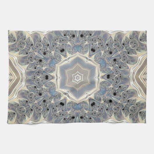 De pols van een fractale droom theedoek (Horizontaal)