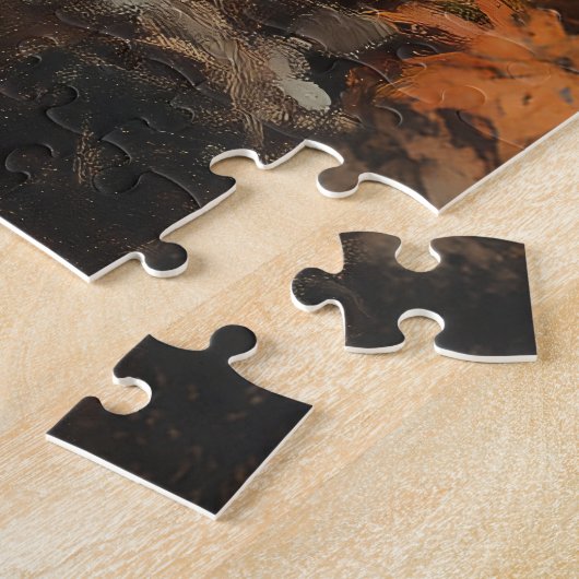 De pompoen-hoofd zwerver legpuzzel (Zijkant)