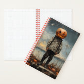 De pompoen-hoofd zwerver notitieboek (Binnen)