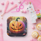 De pompoen, papieren Borden Papieren Bordje (Feest)