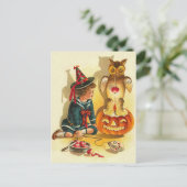 De Pompoen van de Lantaarn van de Hefboom O van de Briefkaart (Staand voorkant)