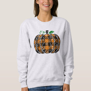 De Pompoen van de Plaid van de herfst Trui