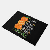 De pompoenen in patch voor de Halloween leraar Deurmat (Schuin)