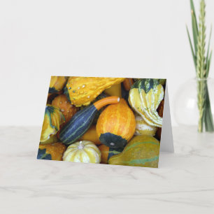 De Pompoenen van de herfst Kaart