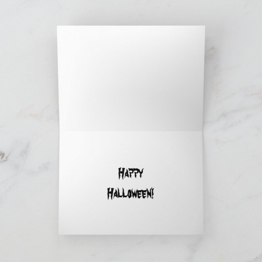 De Pompoenen van Halloween Kaart (Binnen)