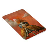 De pompoenkoningin | surrealistische kunst magneet (Rechterzijde)