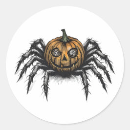 De Pompoenkopkruiper Ronde Sticker