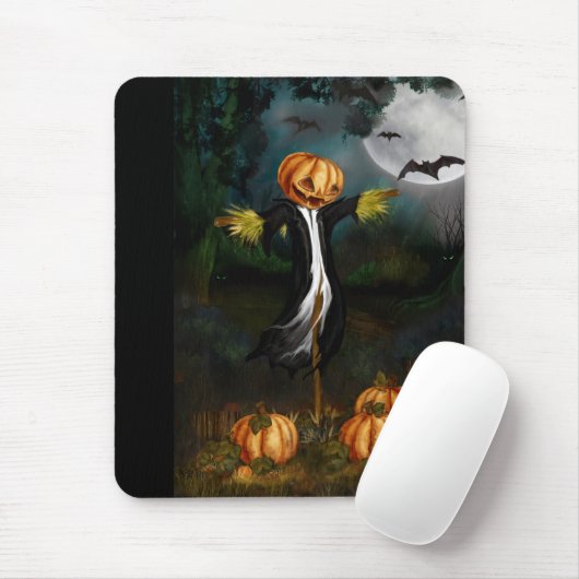 De pompoenpatch Mousepad Muismat (Met muis)