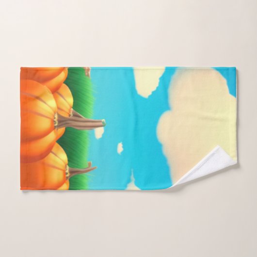 De pompoenpleister bad handdoek (Handdoek)