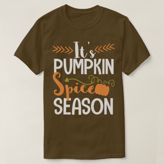 De pompoensoort schattige Herfst T-shirt (Design voorkant)